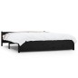 vidaXL Estructura de cama de madera maciza negra 160x200 cm vidaXL Estructura de cama de madera maciza negra 160x200 cm