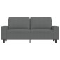 vidaXL Sofá de 2 plazas de tela gris oscuro 140 cm vidaXL Sofá de 2 plazas de tela gris oscuro 140 cm