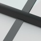 vidaXL Puerta interior delgada negra vidrio y aluminio 93x201,5 cm vidaXL Puerta interior delgada negra vidrio y aluminio 93x201,5 cm