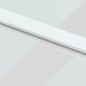 vidaXL Puerta corredera vidrio templado y aluminio blanca 76x205 cm vidaXL Puerta corredera vidrio templado y aluminio blanca 76x205 cm