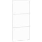 vidaXL Puerta corredera vidrio templado y aluminio blanca 102,5x205 cm vidaXL Puerta corredera vidrio templado y aluminio blanca 102,5x205 cm