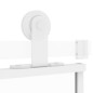vidaXL Puerta corredera vidrio templado y aluminio blanca 102,5x205 cm vidaXL Puerta corredera vidrio templado y aluminio blanca 102,5x205 cm