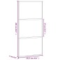 vidaXL Puerta corredera vidrio templado y aluminio blanca 102,5x205 cm vidaXL Puerta corredera vidrio templado y aluminio blanca 102,5x205 cm