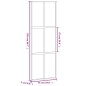 vidaXL Puerta corredera vidrio templado y aluminio negra 76x205 cm vidaXL Puerta corredera vidrio templado y aluminio negra 76x205 cm