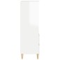 vidaXL Aparador alto madera contrachapada blanco brillo 40x36x110 cm vidaXL Aparador alto madera contrachapada blanco brillo 40x36x110 cm