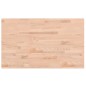 vidaXL Encimera de baño madera maciza de haya 100x60x2,5 cm