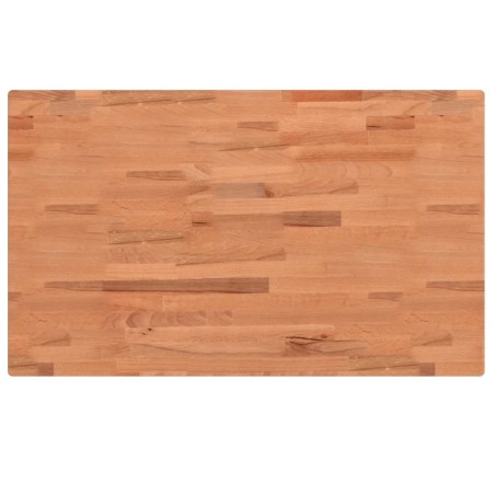 vidaXL Encimera de baño madera maciza de haya 100x60x4 cm