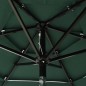 vidaXL Sombrilla de 3 niveles con poste de aluminio verde 2 m vidaXL Sombrilla de 3 niveles con poste de aluminio verde 2 m
