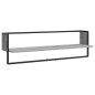 vidaXL Estantes pared con barras 6 pzas madera ingeniería gris Sonoma vidaXL Estantes pared con barras 6 pzas madera ingeniería gris Sonoma