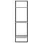 vidaXL Estantes pared con barras 6 pzas madera ingeniería gris Sonoma vidaXL Estantes pared con barras 6 pzas madera ingeniería gris Sonoma