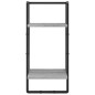 vidaXL Estantes pared con barras 6 pzas madera ingeniería gris Sonoma vidaXL Estantes pared con barras 6 pzas madera ingeniería gris Sonoma
