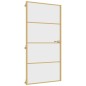 vidaXL Puerta interior dorada vidrio templado aluminio 102,5x201,5 cm vidaXL Puerta interior dorada vidrio templado aluminio 102,5x201,5 cm
