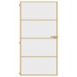 vidaXL Puerta interior dorada vidrio templado aluminio 102,5x201,5 cm vidaXL Puerta interior dorada vidrio templado aluminio 102,5x201,5 cm