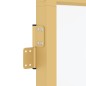 vidaXL Puerta de interior dorada vidrio templado y aluminio 83x201,5cm vidaXL Puerta de interior dorada vidrio templado y aluminio 83x201,5cm