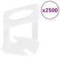 vidaXL Calzos para nivelación de azulejos 2500 unidades 2 mm vidaXL Calzos para nivelación de azulejos 2500 unidades 2 mm