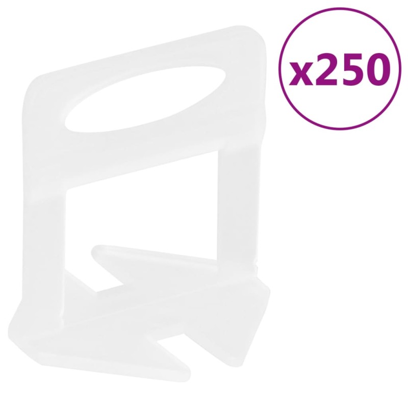 vidaXL Calzos para nivelación de azulejos 250 unidades 1,5 mm vidaXL Calzos para nivelación de azulejos 250 unidades 1,5 mm