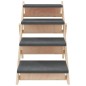 vidaXL Escalera para perros madera maciza de abeto gris 105x47 cm vidaXL Escalera para perros madera maciza de abeto gris 105x47 cm