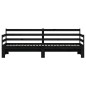 vidaXL Sofá cama nido madera maciza de pino negro 90x190 cm vidaXL Sofá cama nido madera maciza de pino negro 90x190 cm