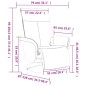 vidaXL Sillón reclinable de masaje con reposapiés tela gris claro vidaXL Sillón reclinable de masaje con reposapiés tela gris claro