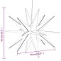 vidaXL Lámpara de Navidad con LED plegable amarilla 43 cm vidaXL Lámpara de Navidad con LED plegable amarilla 43 cm