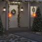 vidaXL Lámpara de Navidad con LED y estaca tierra plegable roja 57 cm vidaXL Lámpara de Navidad con LED y estaca tierra plegable roja 57 cm