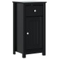 vidaXL Mueble de baño BERG madera maciza de pino negro 40x34x80 cm vidaXL Mueble de baño BERG madera maciza de pino negro 40x34x80 cm