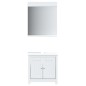 vidaXL Juego de muebles de baño BERG 2 pzas madera maciza pino blanco vidaXL Juego de muebles de baño BERG 2 pzas madera maciza pino blanco