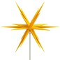 vidaXL Lámpara de Navidad LED y estaca tierra plegable amarilla 57 cm vidaXL Lámpara de Navidad LED y estaca tierra plegable amarilla 57 cm