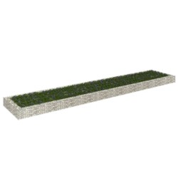 vidaXL Arriate de gaviones de acero 500x100x20 cm