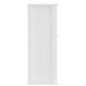 vidaXL Mueble pared baño BERG madera maciza pino blanco 40x27x71,5 cm vidaXL Mueble pared baño BERG madera maciza pino blanco 40x27x71,5 cm