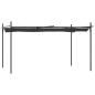 vidaXL Pérgola con cubierta retráctil gris antracita 395x292x230 cm vidaXL Pérgola con cubierta retráctil gris antracita 395x292x230 cm