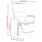 vidaXL Sillón reclinable de masaje con reposapiés tela gris oscuro vidaXL Sillón reclinable de masaje con reposapiés tela gris oscuro