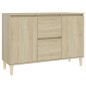 vidaXL Aparador de madera contrachapada color roble 103,5x35x70 cm vidaXL Aparador de madera contrachapada color roble 103,5x35x70 cm