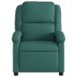 vidaXL Sillón de masaje reclinable de tela verde oscuro vidaXL Sillón de masaje reclinable de tela verde oscuro