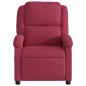 vidaXL Sillón de masaje reclinable de terciopelo vino tinto vidaXL Sillón de masaje reclinable de terciopelo vino tinto