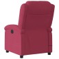 vidaXL Sillón de masaje reclinable de terciopelo vino tinto vidaXL Sillón de masaje reclinable de terciopelo vino tinto