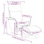 vidaXL Sillón de masaje reclinable con reposapiés cuero sintético gris vidaXL Sillón de masaje reclinable con reposapiés cuero sintético gris