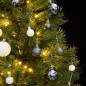 vidaXL Árbol Navidad artificial con bisagras 150 LED y bolas 120 cm vidaXL Árbol Navidad artificial con bisagras 150 LED y bolas 120 cm