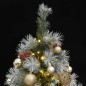 vidaXL Árbol Navidad artificial con bisagras 150 LED y bolas 120 cm vidaXL Árbol Navidad artificial con bisagras 150 LED y bolas 120 cm