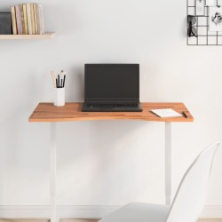vidaXL Tablero de escritorio madera maciza de haya 80x(36-40)x1,5 cm