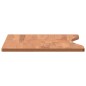 vidaXL Tablero de escritorio madera maciza de haya 80x(36-40)x1,5 cm