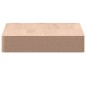 vidaXL Estante de pared madera maciza de haya 40x20x4 cm vidaXL Estante de pared madera maciza de haya 40x20x4 cm