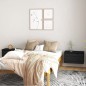 vidaXL Armario de pared 2 uds madera maciza de pino negro 60x30x35 cm vidaXL Armario de pared 2 uds madera maciza de pino negro 60x30x35 cm