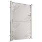 vidaXL Puerta de jardín de acero inoxidable 100x150 cm vidaXL Puerta de jardín de acero inoxidable 100x150 cm