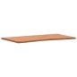 vidaXL Tablero de escritorio madera maciza de haya 110x(55-60)x2,5 cm