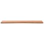 vidaXL Tablero de escritorio madera maciza de haya 110x(55-60)x2,5 cm