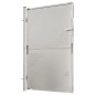 vidaXL Puerta de jardín de acero inoxidable 100x150 cm vidaXL Puerta de jardín de acero inoxidable 100x150 cm