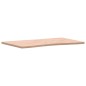 vidaXL Tablero de escritorio madera maciza de haya 100x(55-60)x2,5 cm