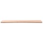vidaXL Tablero de escritorio madera maciza de haya 100x(55-60)x2,5 cm