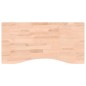 vidaXL Tablero de escritorio madera maciza de haya 80x(36-40)x4 cm vidaXL Tablero de escritorio madera maciza de haya 80x(36-40)x4 cm